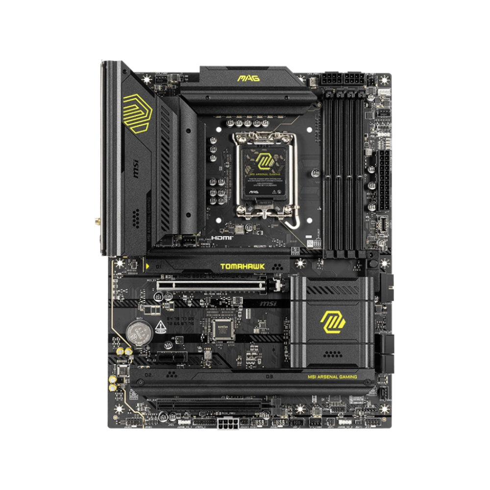 MSI Motherboard MAG B860 Tomahawak WIFI   For Ultra Processors view 2